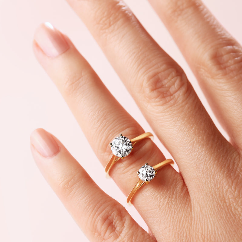 Celia | 9ct Yellow Gold 0.50ct Lab Grown Diamond Ring