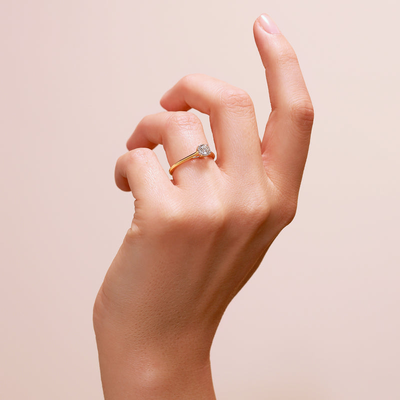 Celia | 9ct Yellow Gold 0.50ct Lab Grown Diamond Ring
