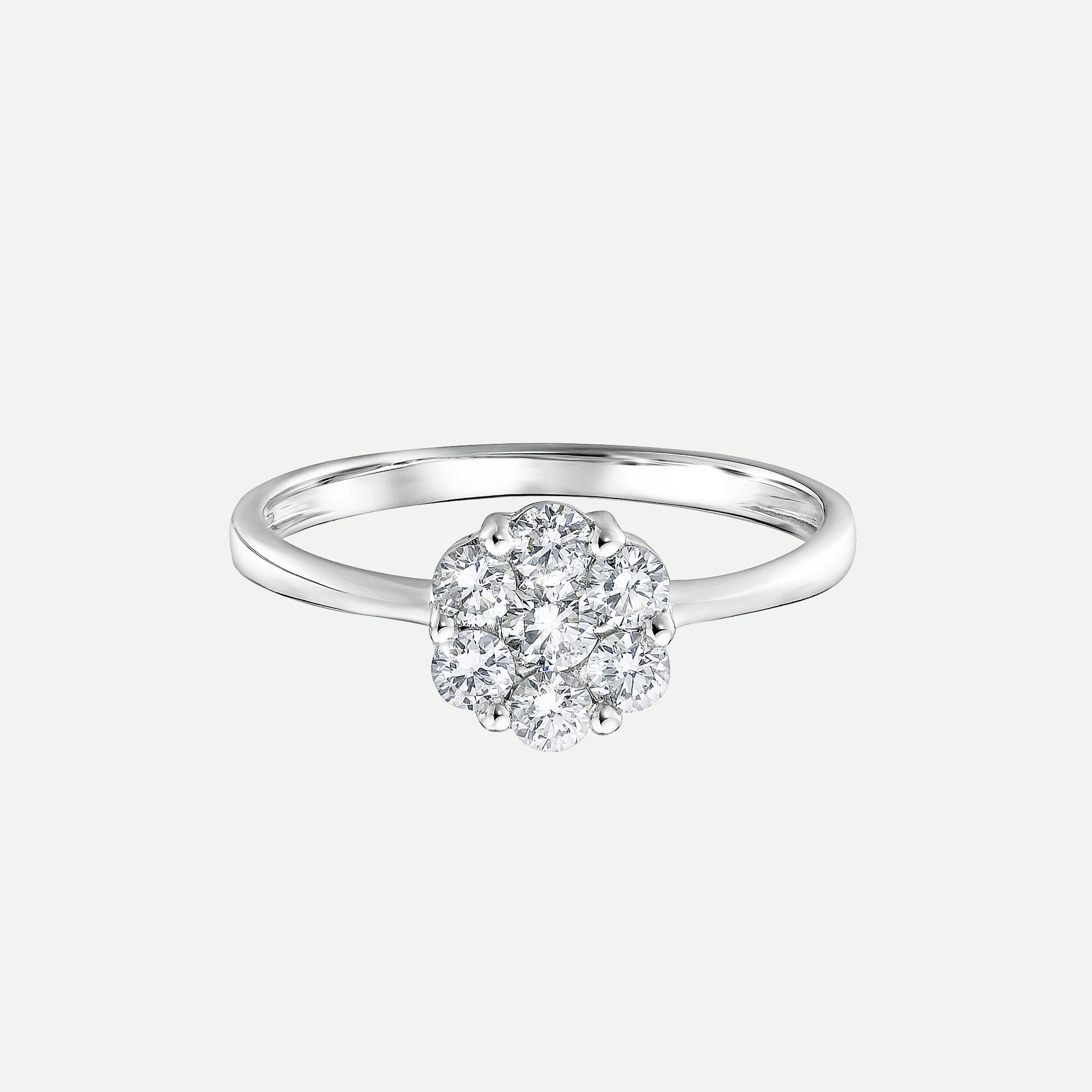 Reese | 9ct White Gold 0.46ct tw Lab Grown Diamond Ring