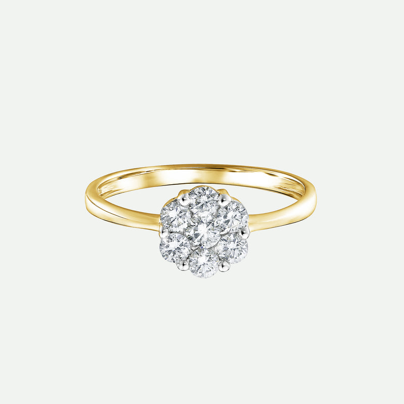 Reese | 9ct Yellow Gold 0.46ct tw Lab Grown Diamond Ring