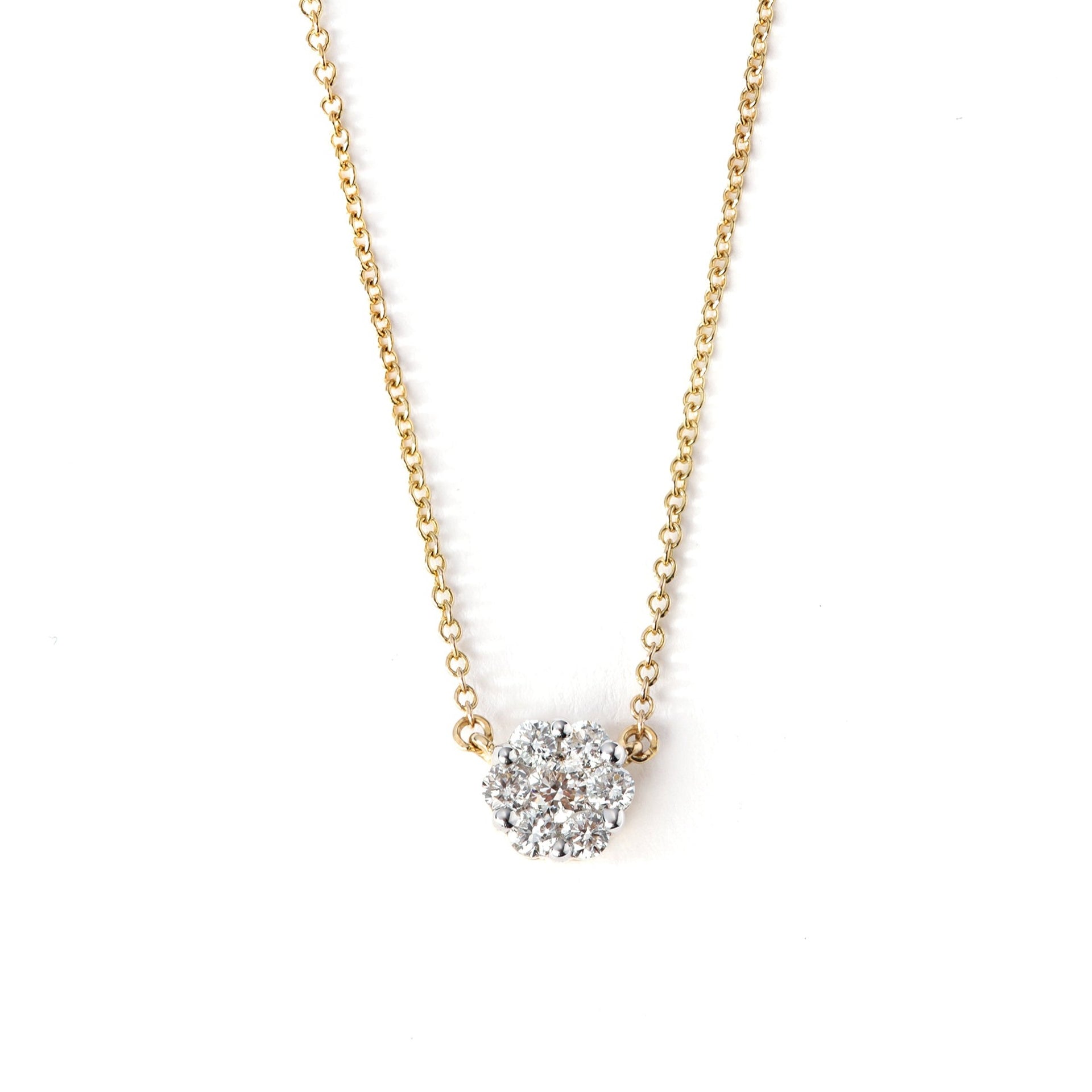 Yvette | 9ct Yellow Gold 0.25ct tw Lab Grown Diamond Necklace