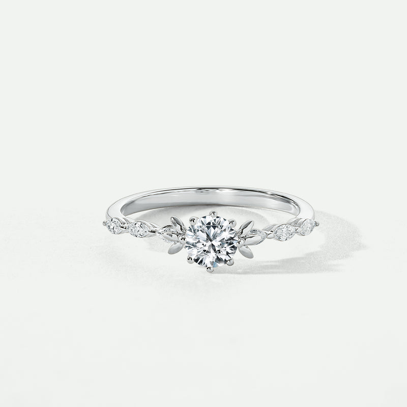 Willow | 9ct White Gold 0.90ct tw Lab Grown Diamond Engagement Ring