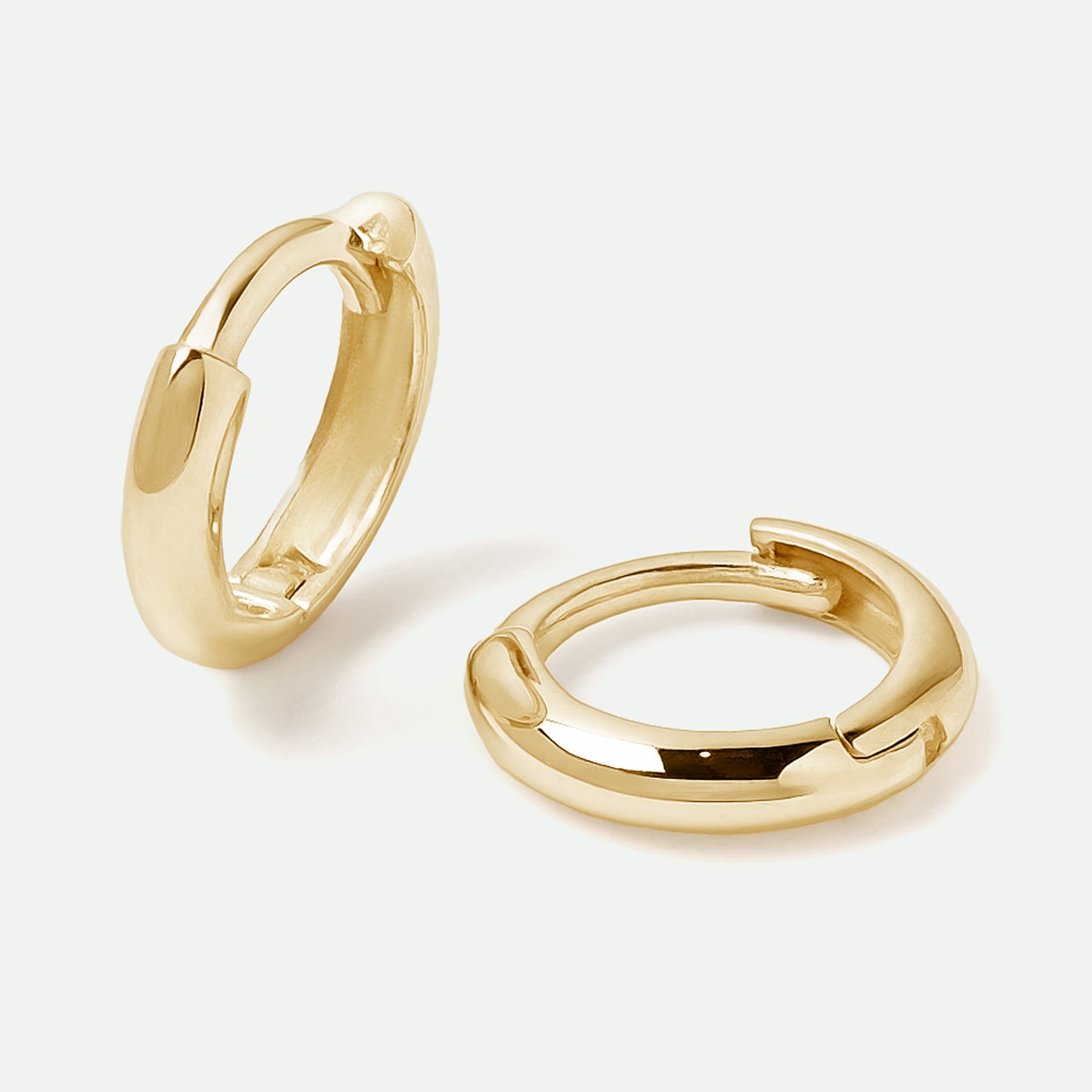 9ct Gold Mini Huggie Hoop Earrings