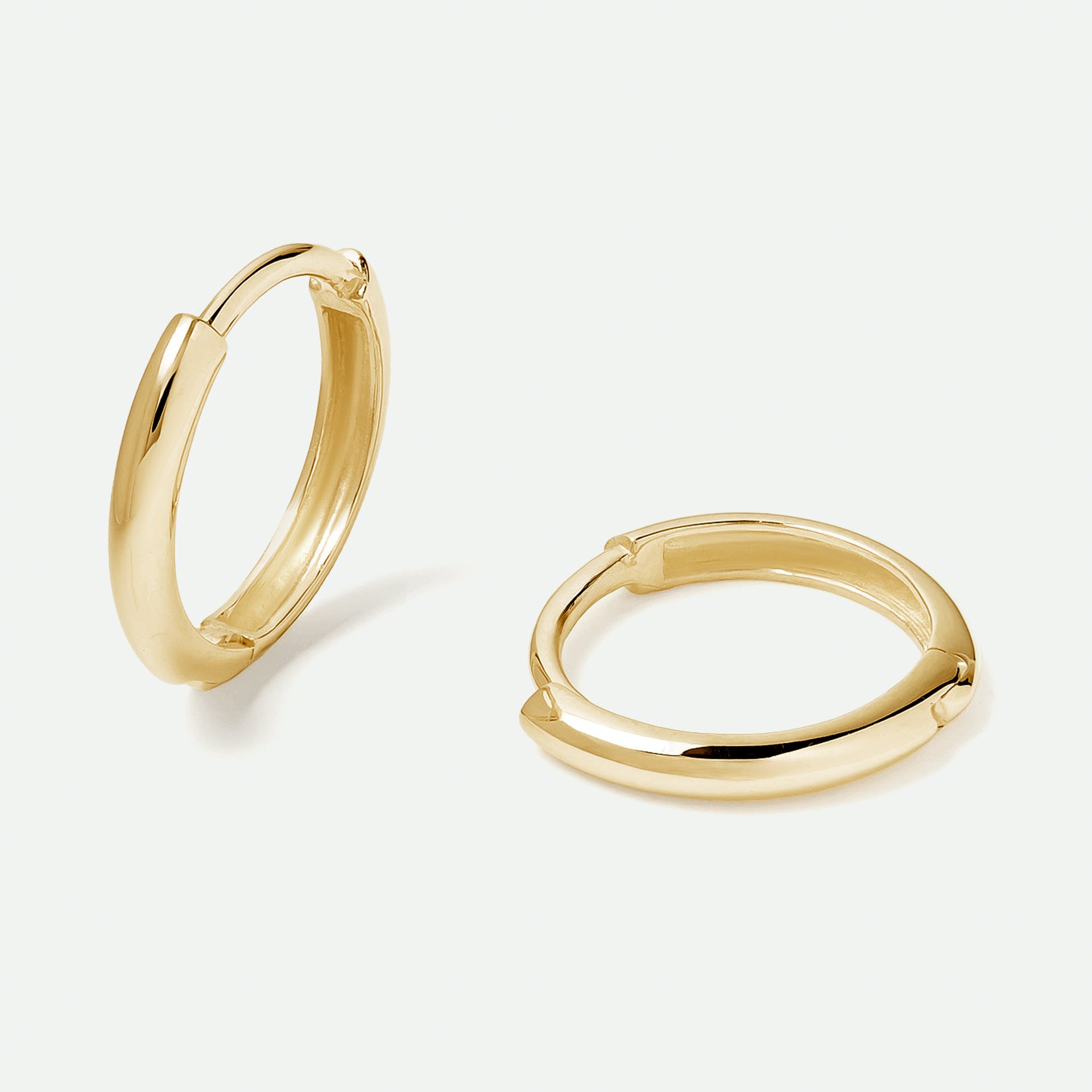 9ct Gold Classic Huggie Hoop Earrings