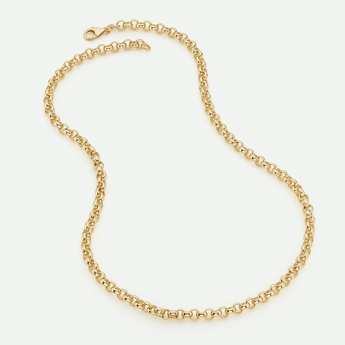 9ct Yellow Gold Rolo Chain Necklace (5mm) 18 inch — Created Brilliance