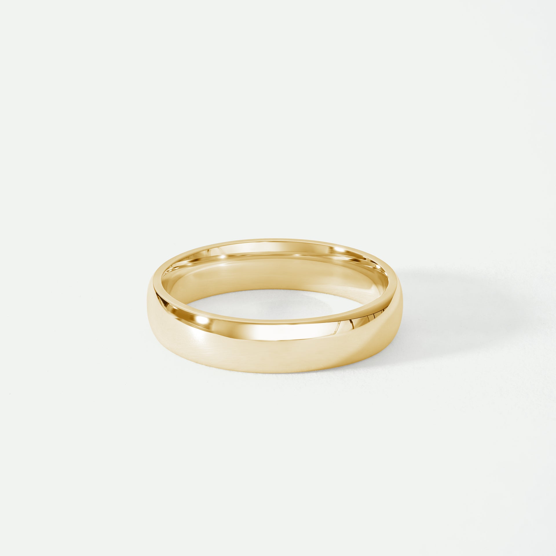 Amory | Classic 9ct Yellow Gold Court Wedding Ring - 4mm