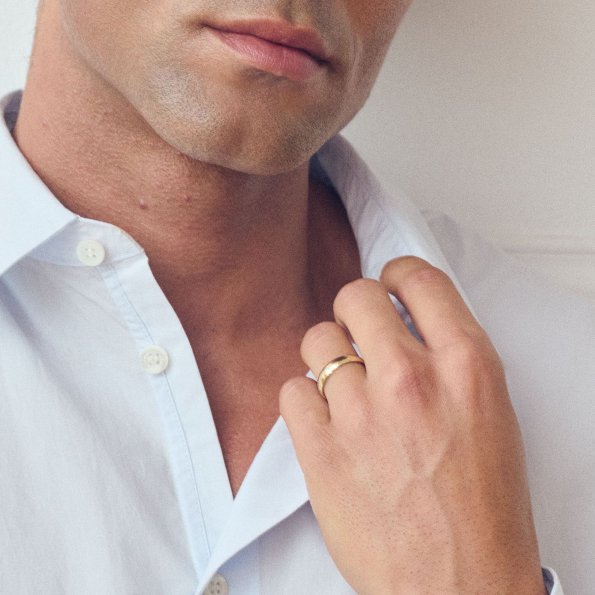 Amory | Classic 9ct Yellow Gold Court Wedding Ring - 4mm