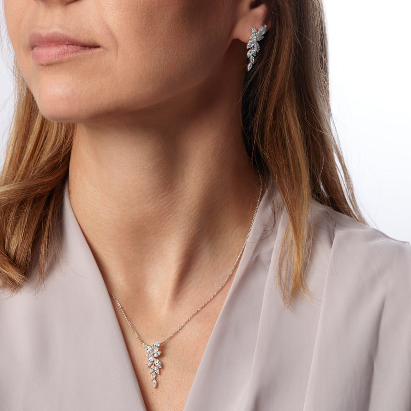 Phoebe Earrings | 9ct White Gold 4.55ct tw. Lab Grown Diamond Earrings