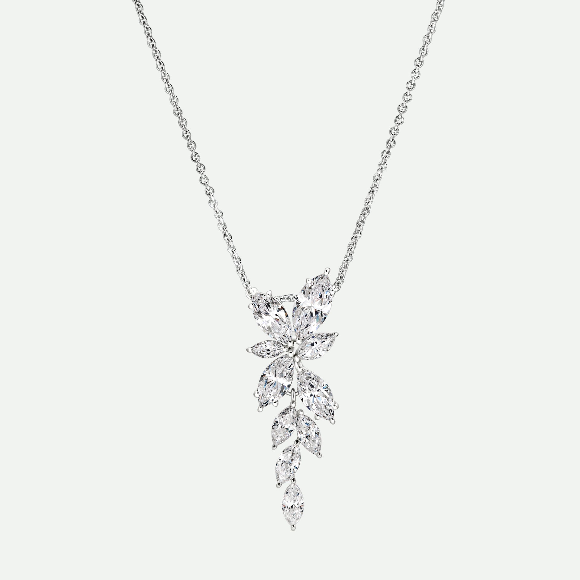 Phoebe Necklace | 9ct White Gold 2.28ct tw. Lab Grown Diamond Necklace