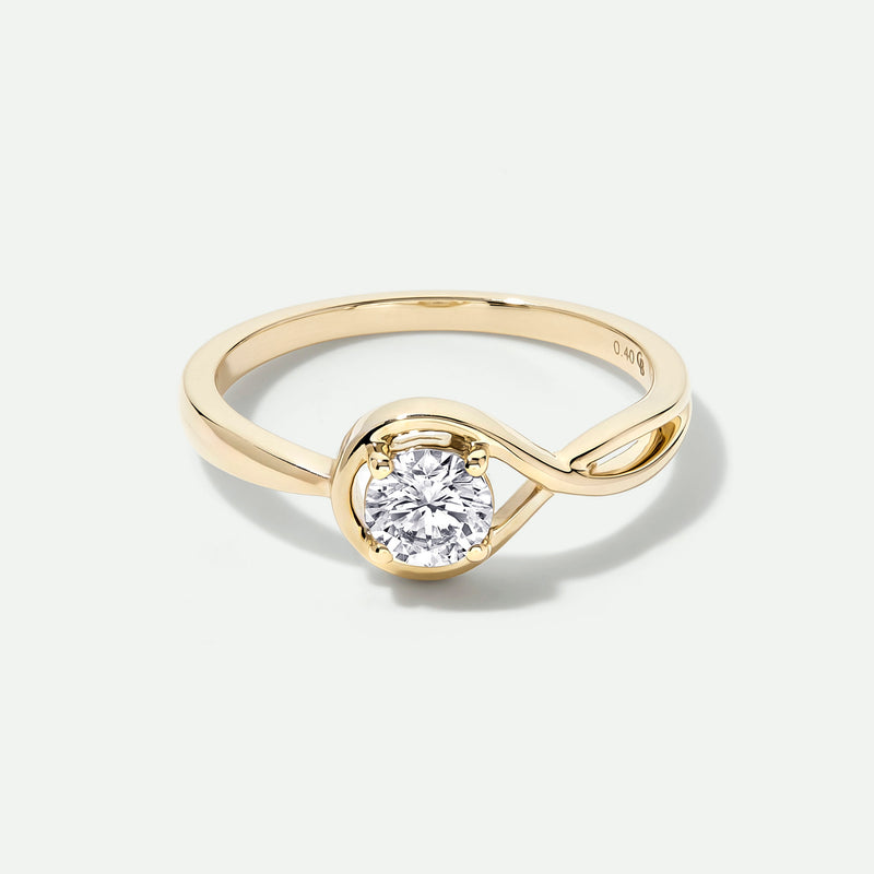 Eloise | 9ct Yellow Gold 0.40ct tw. Lab Grown Diamond Solitaire Engagement Ring