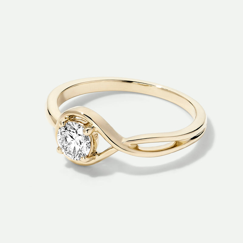 Eloise | 9ct Yellow Gold 0.40ct tw. Lab Grown Diamond Solitaire Engagement Ring