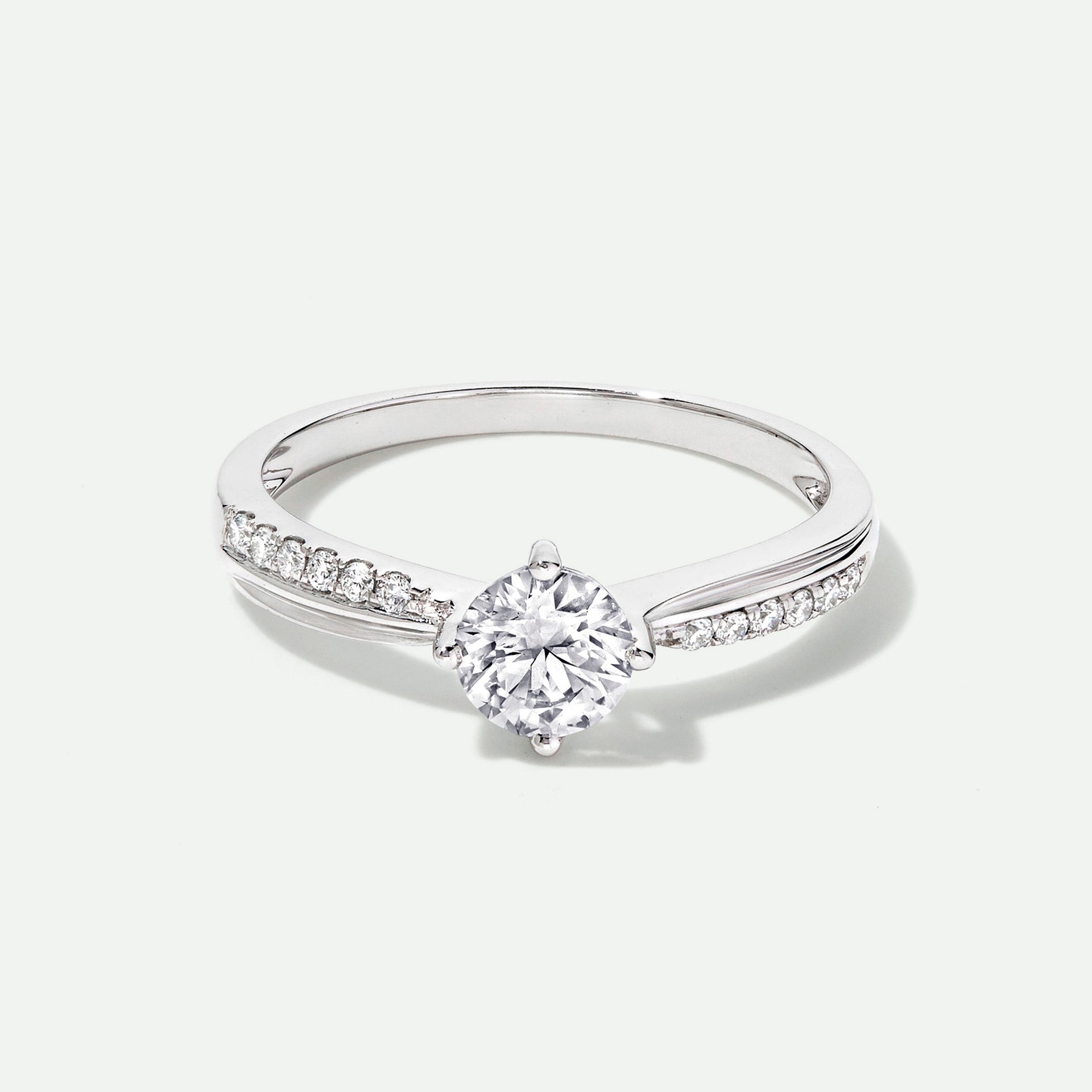 Eden| 9ct White Gold 0.60ct tw. Lab Grown Diamond Engagement Ring