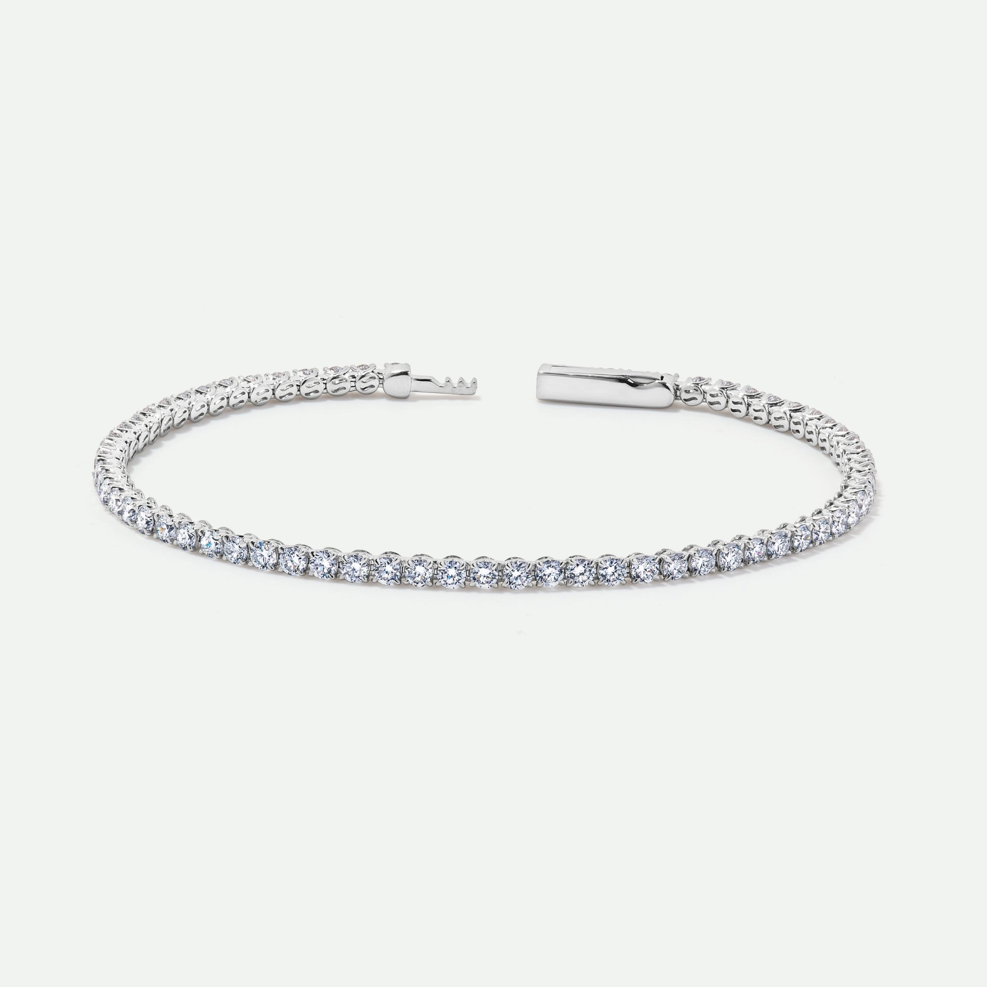Primrose | 9ct White Gold 3.49ct tw. Lab Grown Diamond Tennis Bracelet