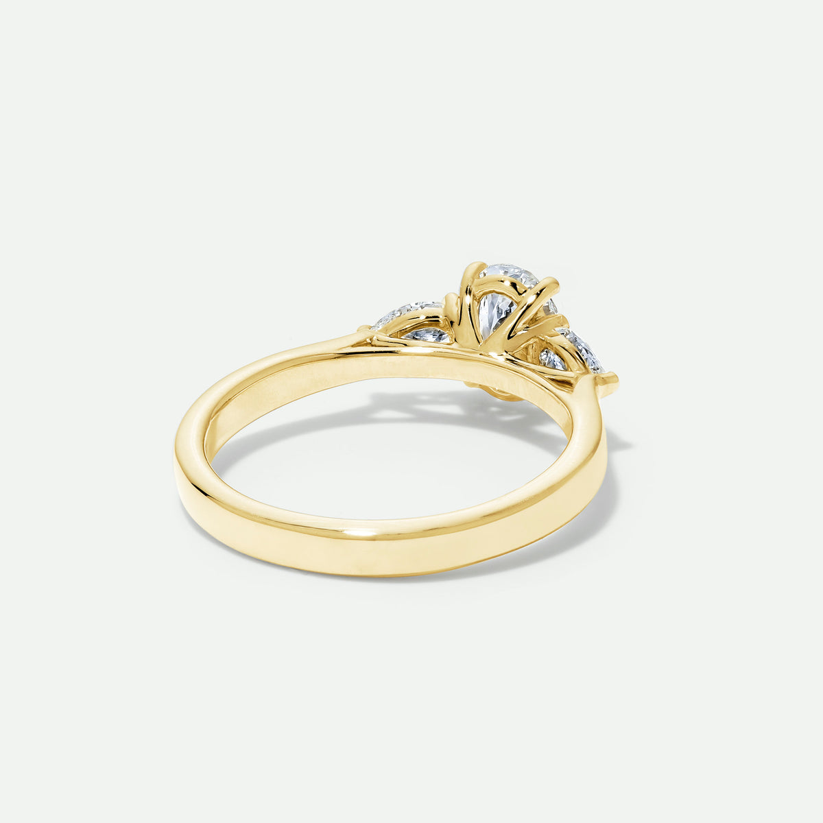 Rosa | 9ct Yellow Gold 1.03ct tw Lab Grown Diamond Trilogy Ring