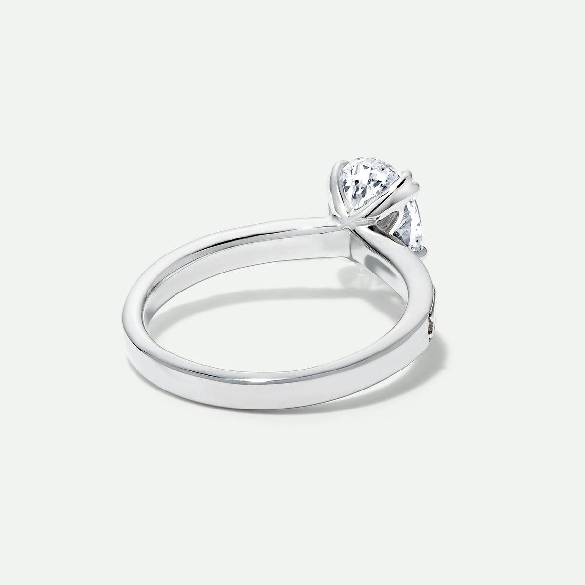 Ottilie | 9ct White Gold 1.75ct tw Oval Lab Grown Diamond Solitaire Ring