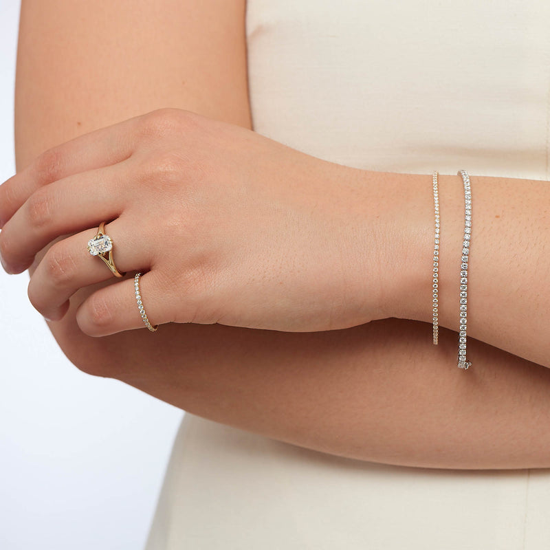Penelope | 9ct White Gold 2.79ct tw. Lab Grown Diamond Tennis Bracelet 7 Inches
