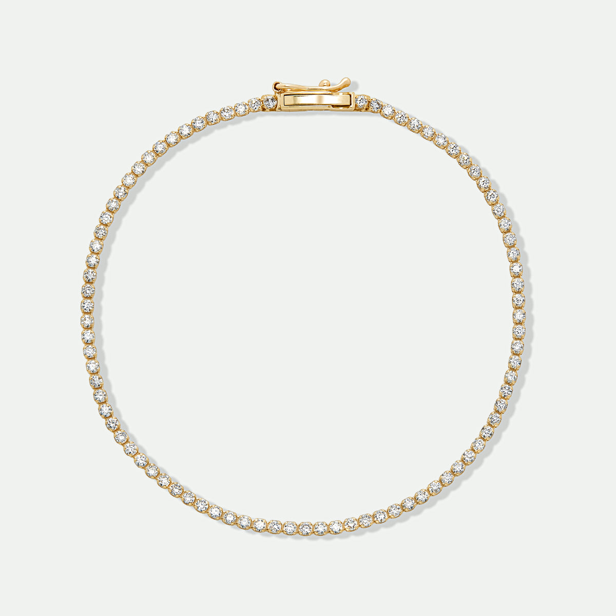 Penelope | 9ct Yellow Gold 1.33ct tw. Lab Grown Diamond Tennis Bracelet 6.5 Inches