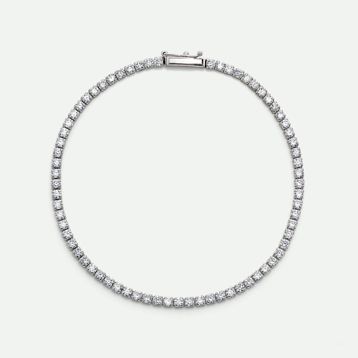 Penelope | 9ct White Gold 2.79ct tw. Lab Grown Diamond Tennis Bracelet 7 Inches