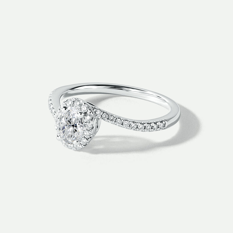 Camille | 9ct White Gold 0.50ct tw Lab Grown Diamond Engagement Ring