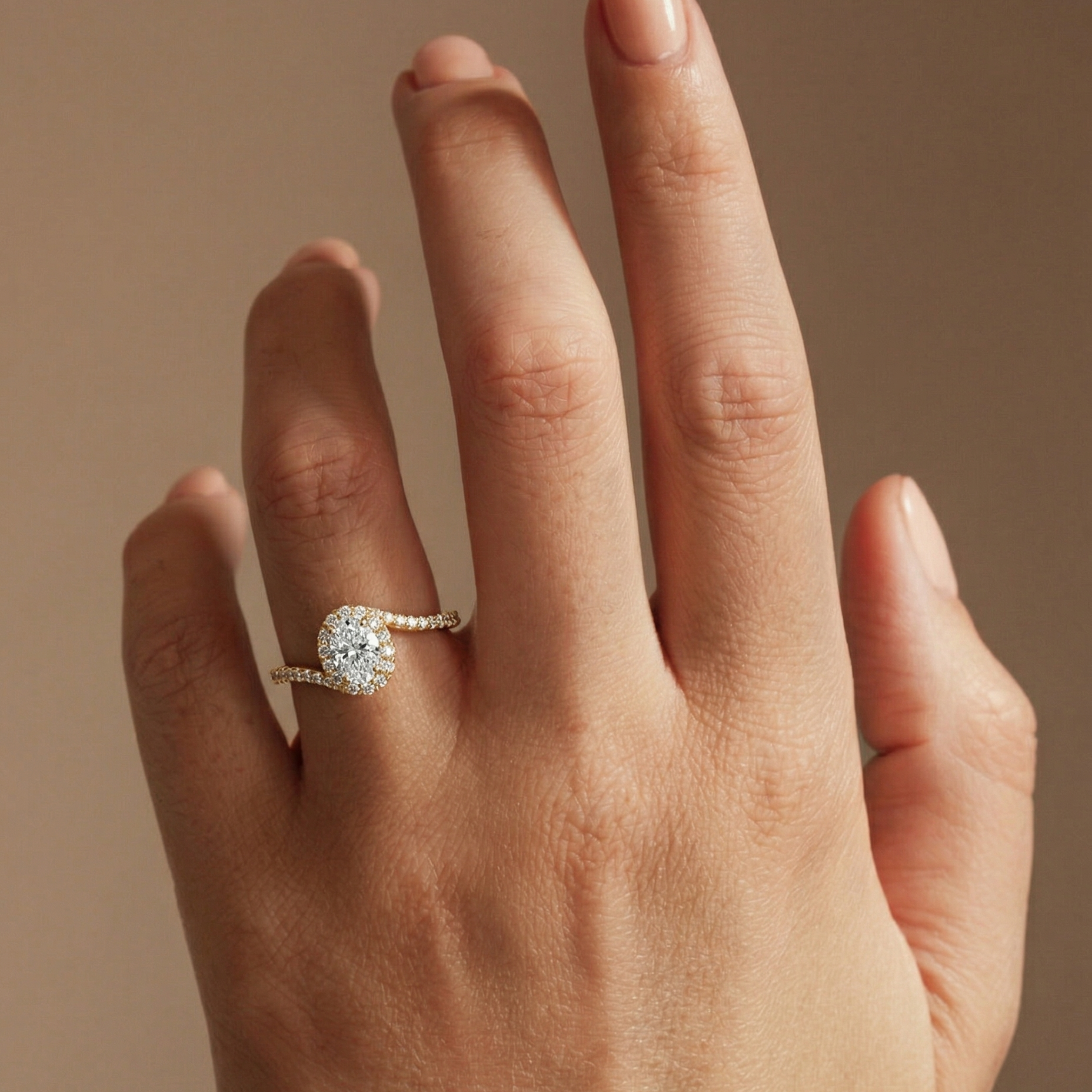 Camille | 9ct Yellow Gold 0.50ct tw Lab Grown Diamond Engagement Ring