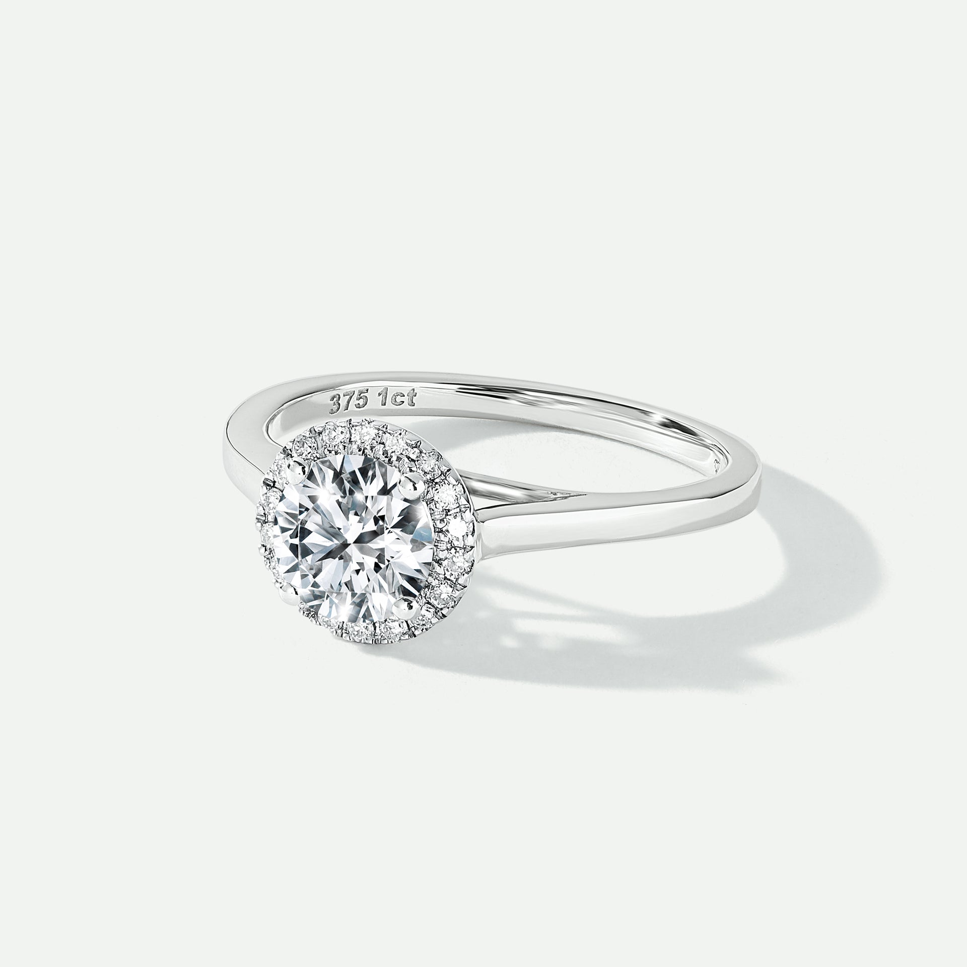 Ida | 18ct White Gold 1ct tw Lab Grown Diamond Engagement Ring