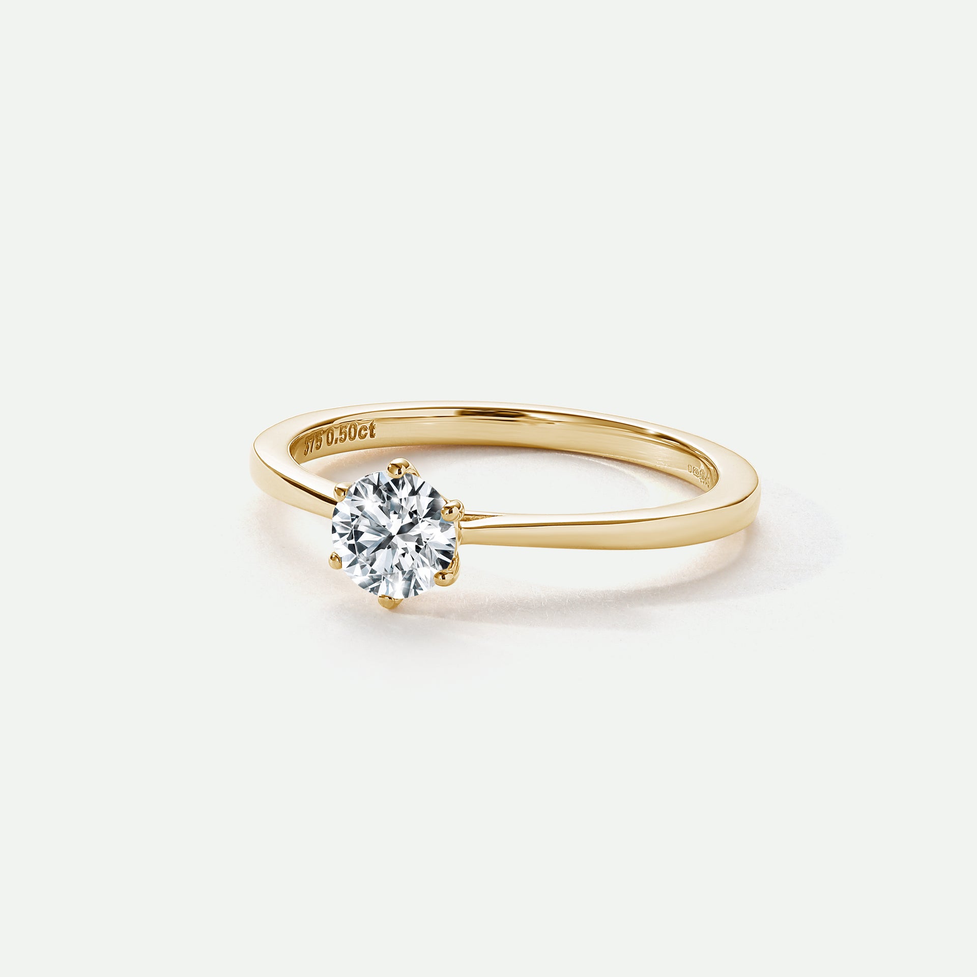 Charlotte | 9ct Yellow Gold 0.50ct Lab Grown Diamond Ring