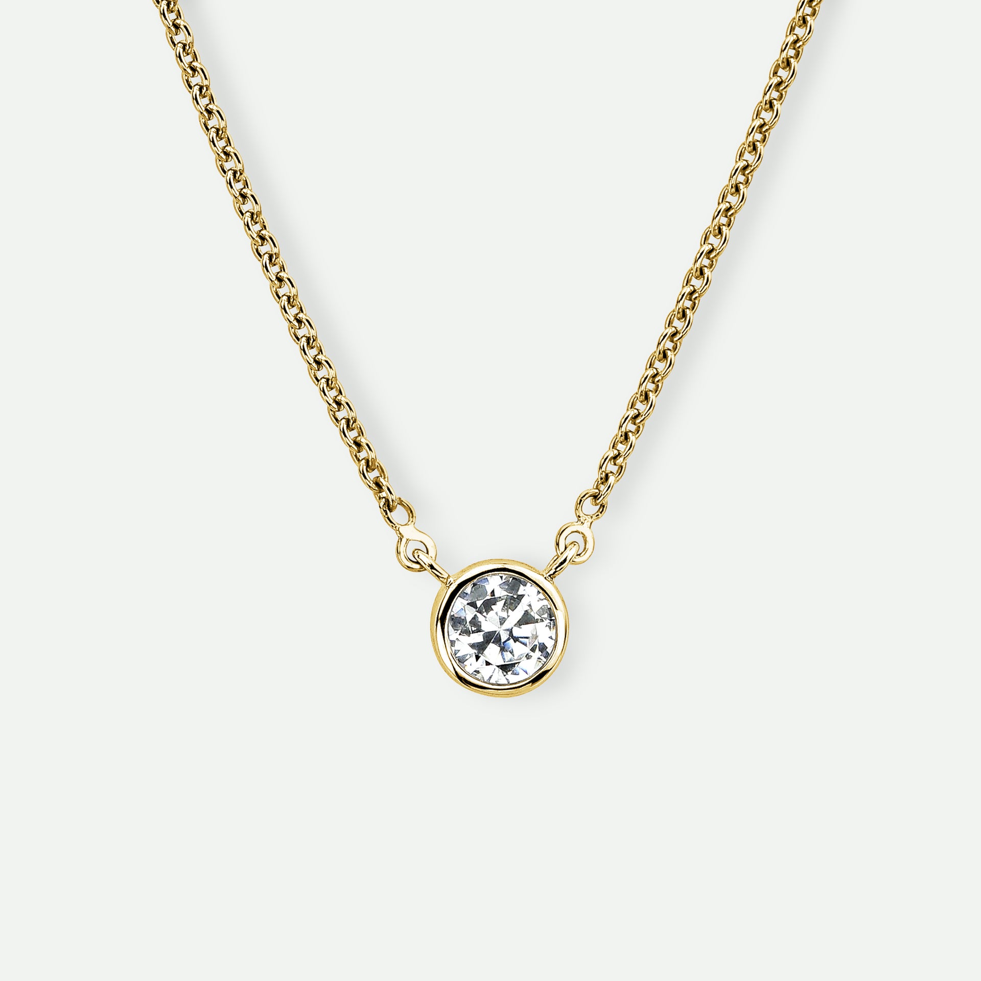 Felicity | 9ct Yellow Gold 0.20ct tw Lab Grown Diamond Necklace