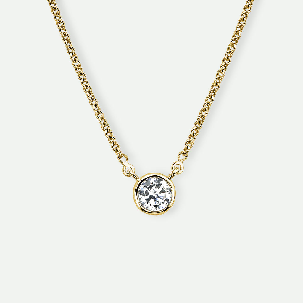 Felicity 9ct Yellow Gold 0.20ct tw Lab Grown Diamond Necklace