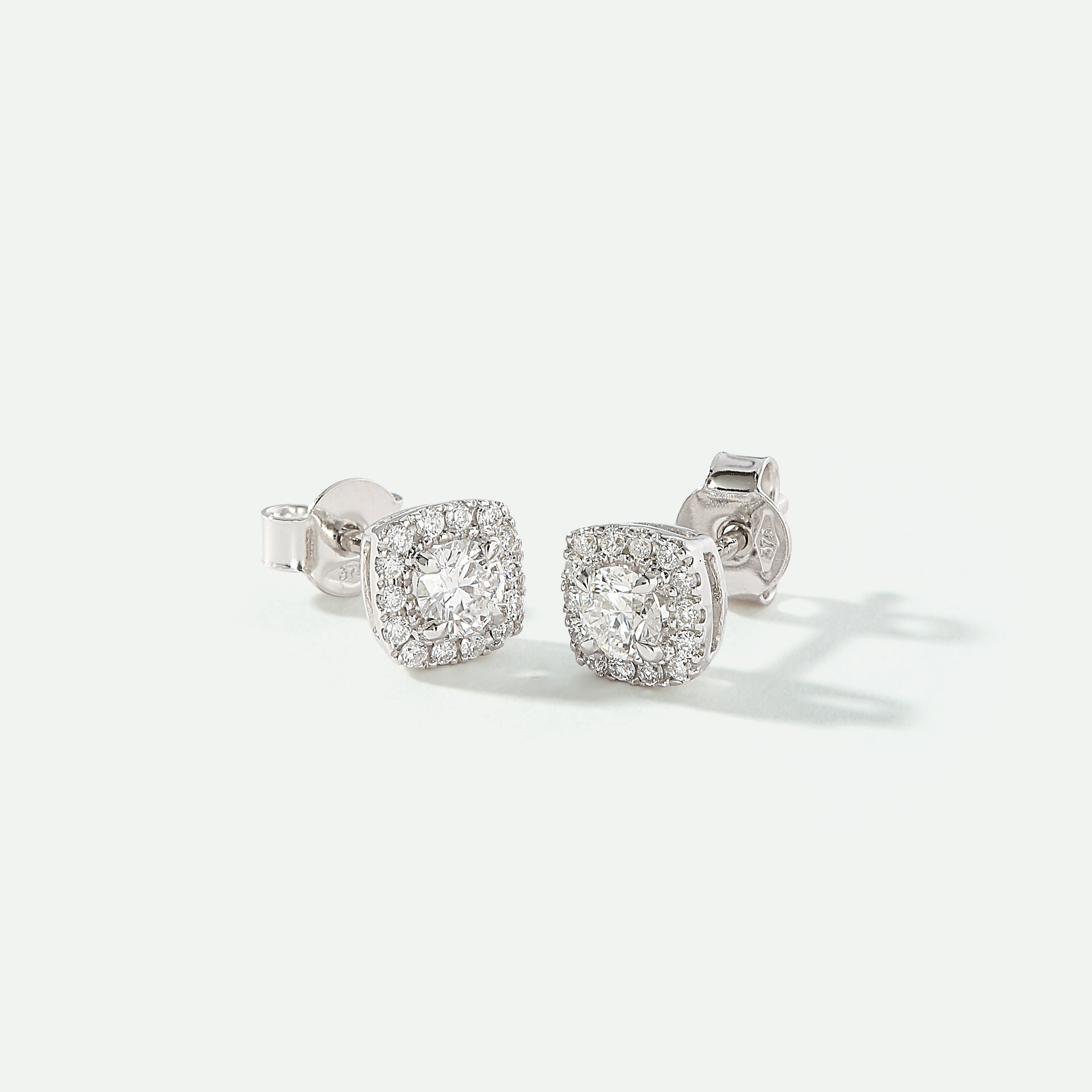 Frances | 9ct White Gold 0.50ct tw Lab Grown Diamond Earrings
