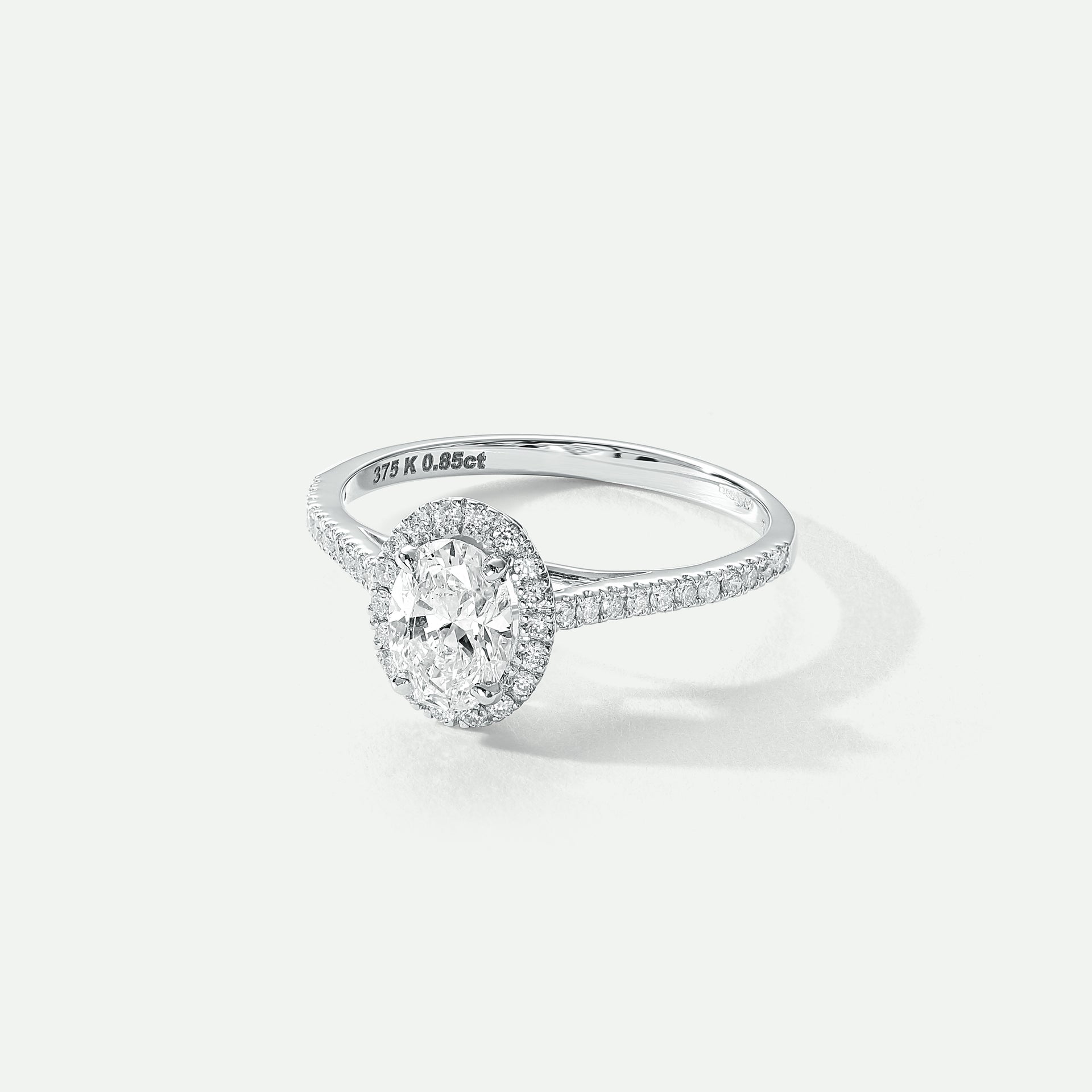 Freya | 9ct White Gold 0.85ct tw Lab Grown Diamond Ring