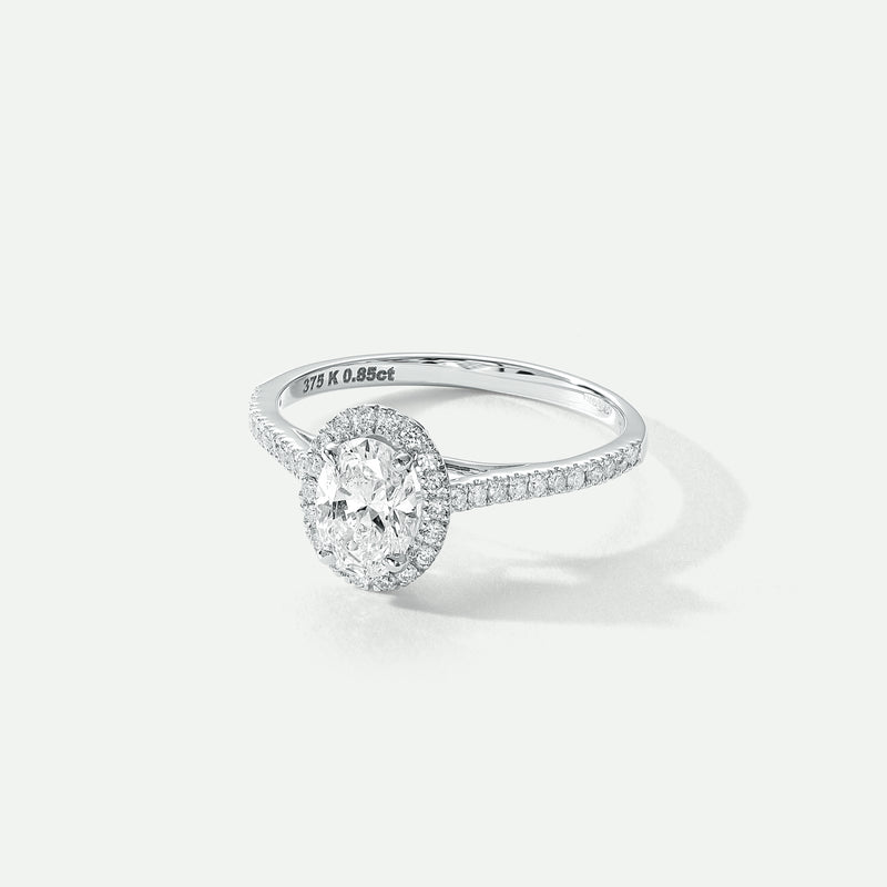 Freya | 9ct White Gold 0.85ct tw Lab Grown Diamond Ring
