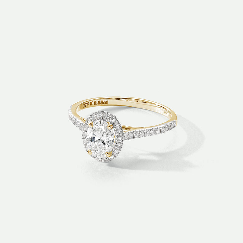 Freya | 9ct Yellow Gold 0.85ct tw Lab Grown Diamond Ring