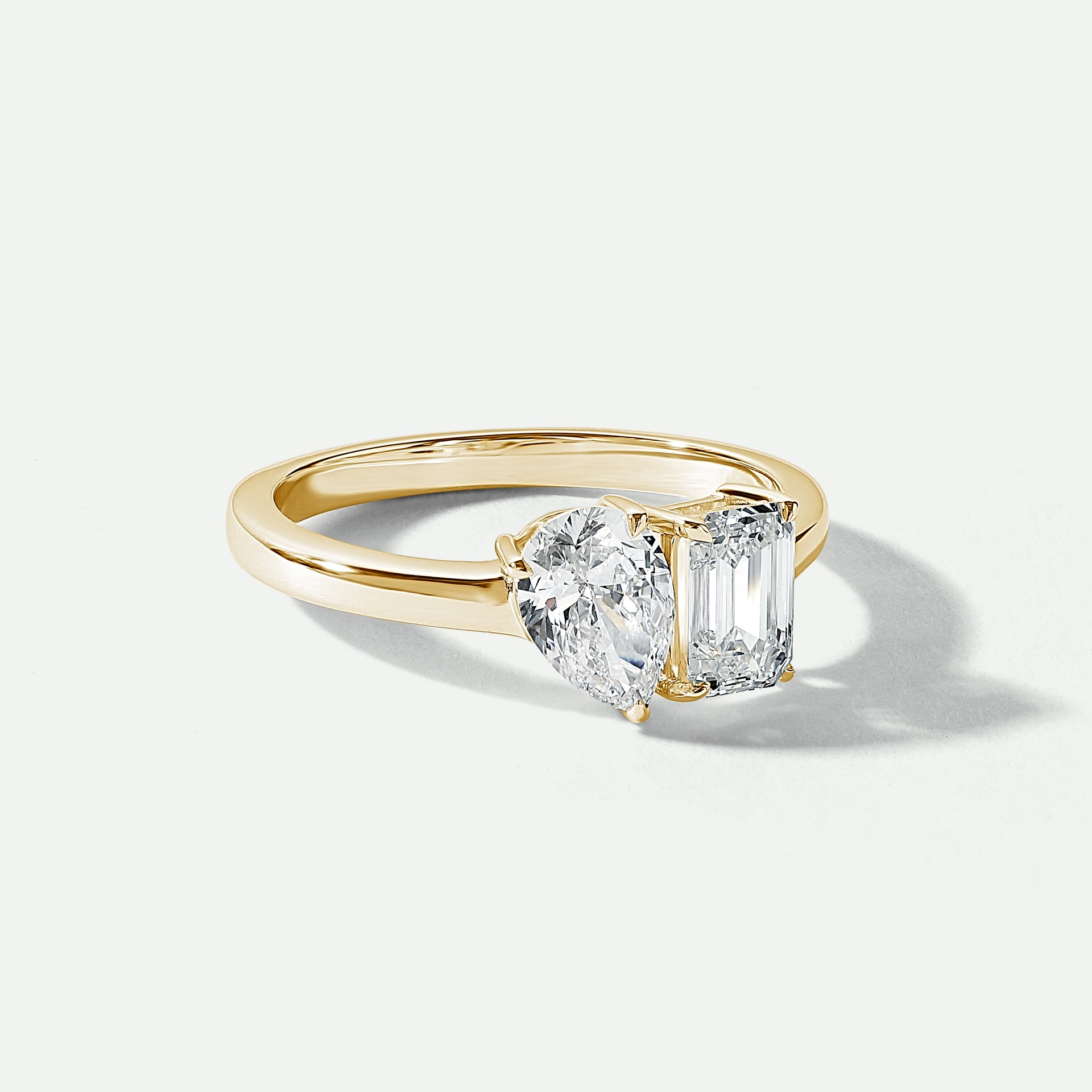Harmony | 9ct Yellow Gold 1.50ct tw Lab Grown Diamond Toi et Moi Ring
