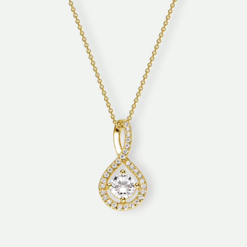 Kirsty | 9ct Yellow Gold 0.33ct tw Lab Grown Diamond Necklace