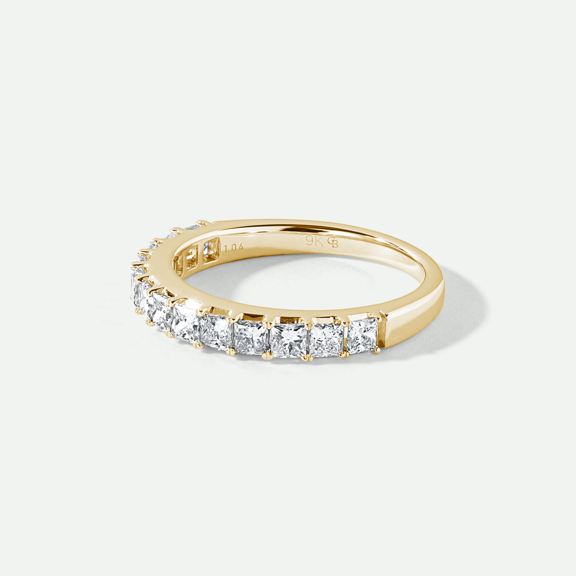 Leona | 9ct Yellow Gold 1ct tw Lab Grown Diamond Eternity Band Ring