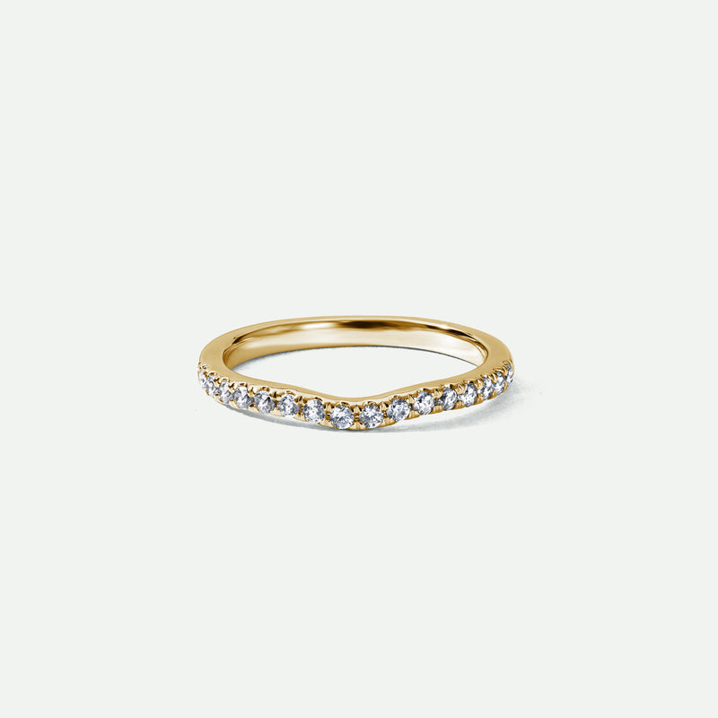 Lotus | 9ct Yellow Gold 1.75ct tw Lab Grown Diamond Bridal Set Rings