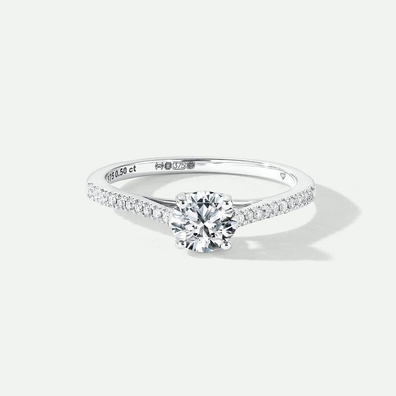 Margot | 9ct White Gold 0.50ct tw Lab Grown Diamond Ring