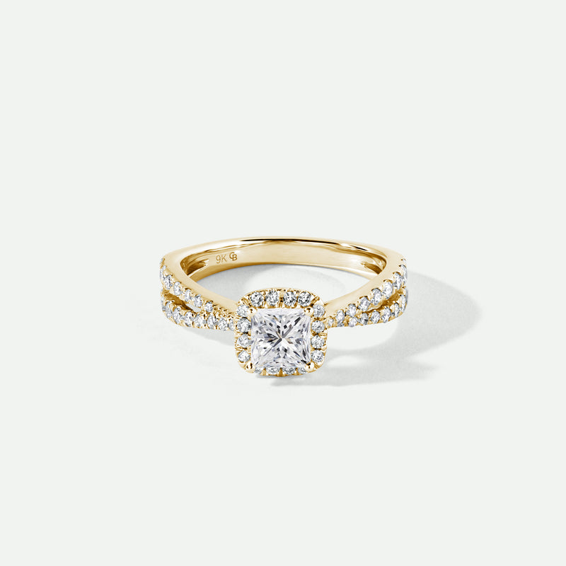 Marina | 9ct Yellow Gold 1ct tw Lab Grown Diamond Engagement Ring