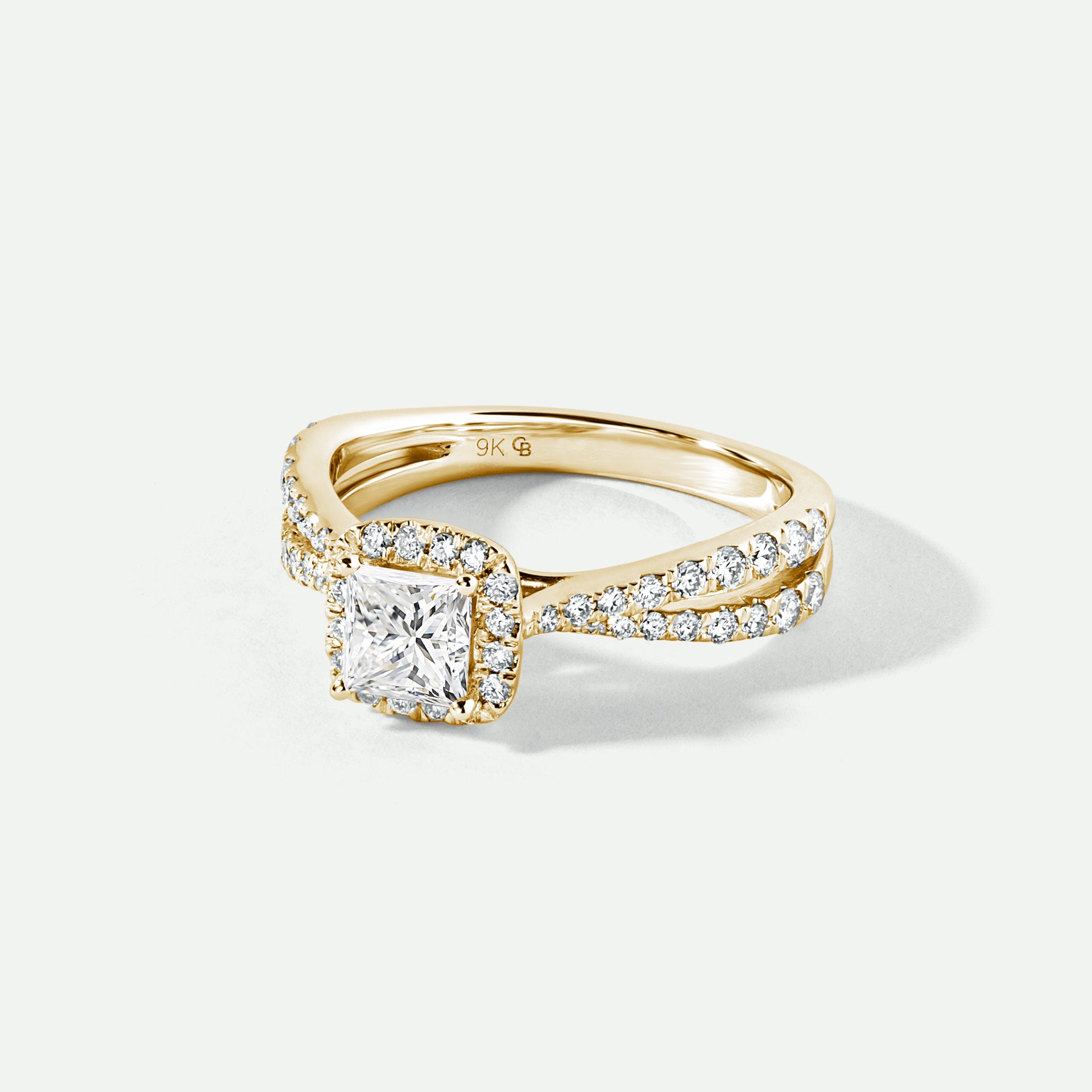 Marina | 9ct Yellow Gold 1ct tw Lab Grown Diamond Engagement Ring