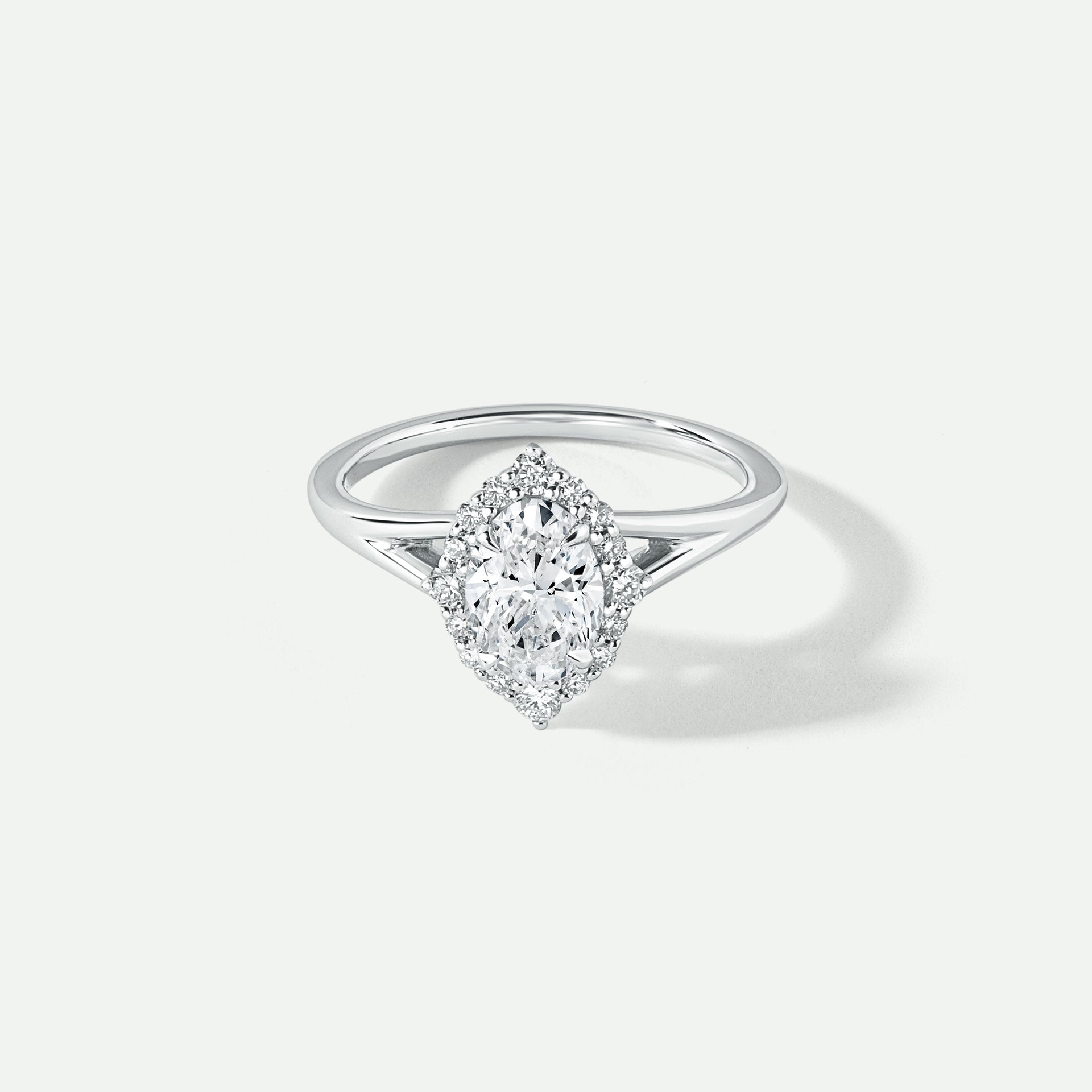 Mischa | 9ct White Gold 1ct tw Lab Grown Diamond Engagement Ring