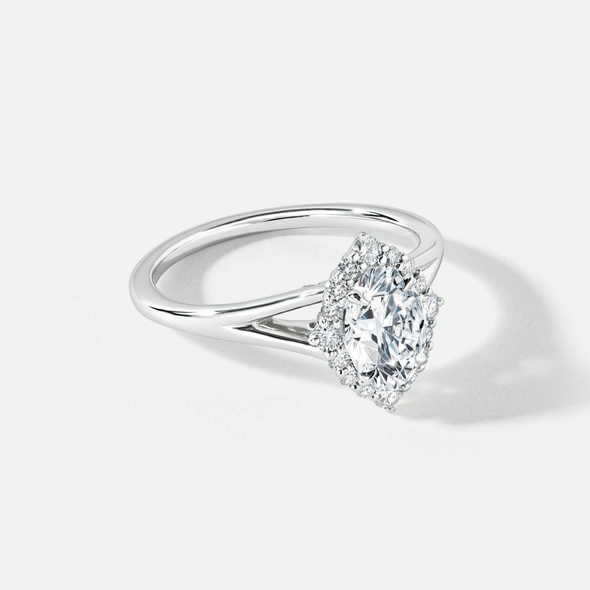 Mischa | 9ct White Gold 1ct tw Lab Grown Diamond Engagement Ring