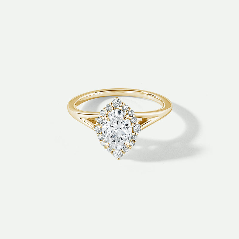 Mischa | 9ct Yellow Gold 1ct tw Lab Grown Diamond Engagement Ring