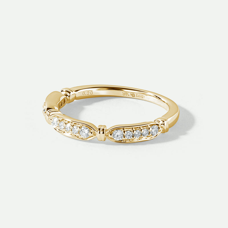 Nova | 9ct Yellow Gold 0.20ct tw Lab Grown Diamond Eternity Band Ring