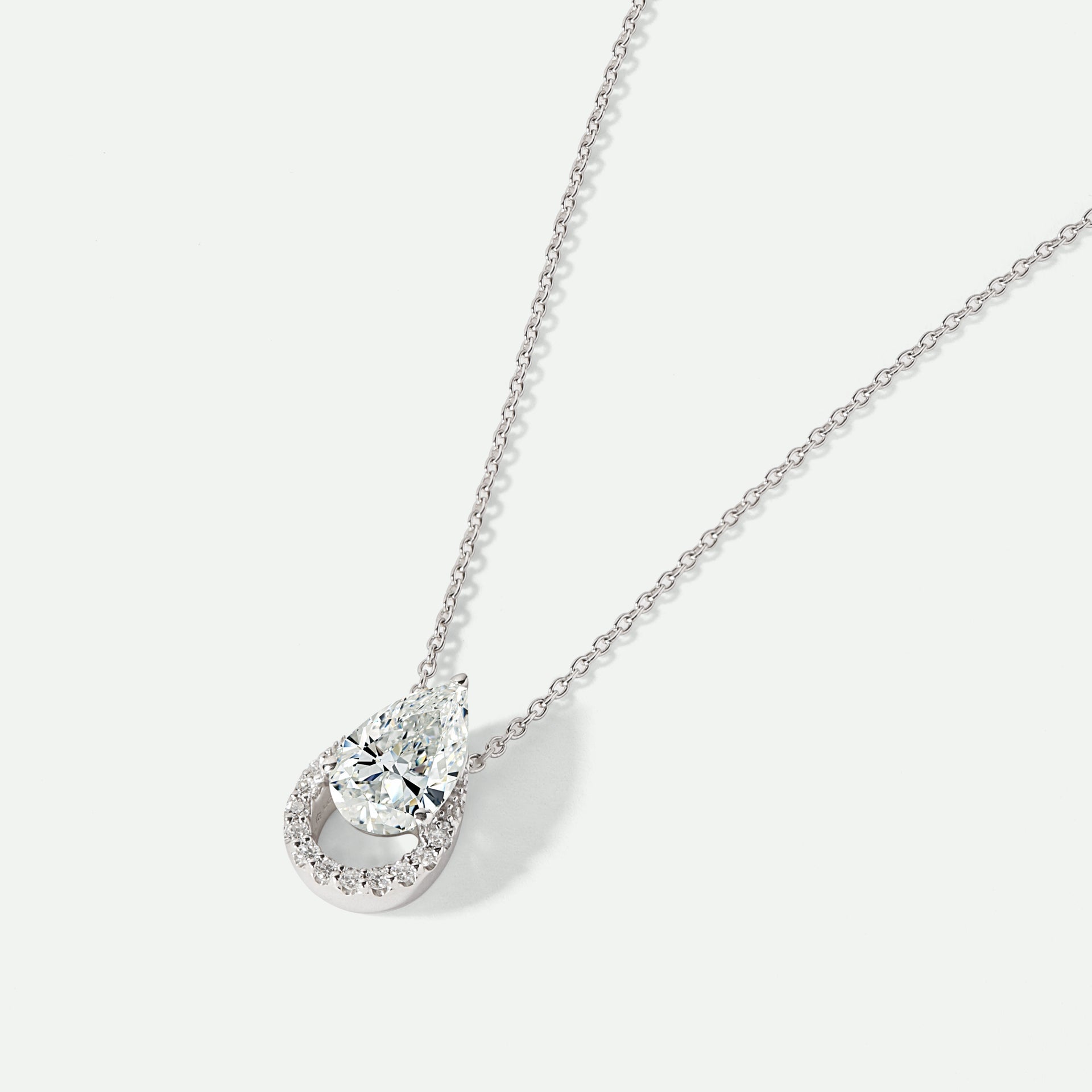 Riva Necklace | 9ct White Gold 1.05ct tw Lab Grown Diamond Necklace