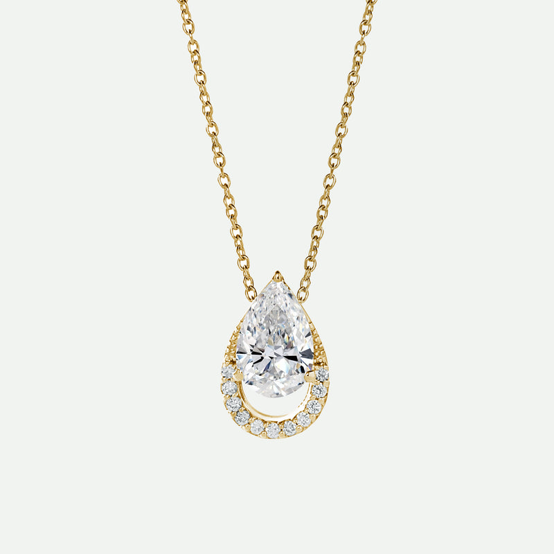 Riva Necklace | 9ct Yellow Gold 1.05ct tw Lab Grown Diamond Necklace