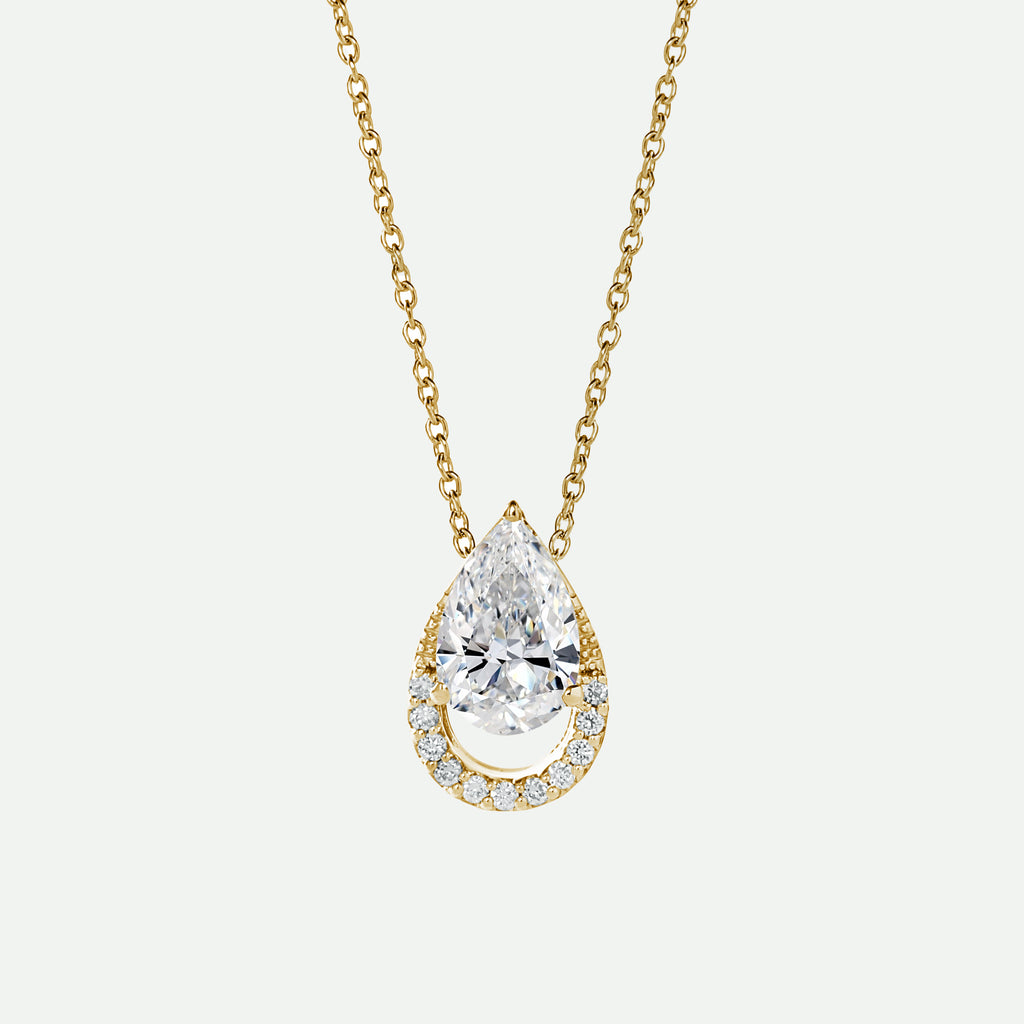 #Riva Necklace | 9ct Yellow Gold 1.05ct tw Lab Grown Diamond Necklace