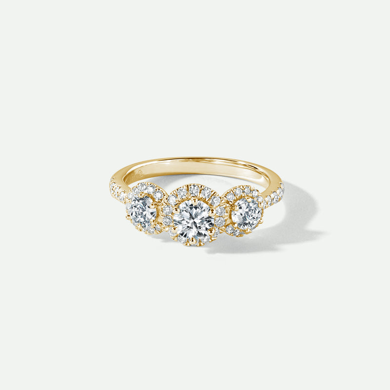 Serena | 9ct Yellow Gold 1ct tw Lab Grown Diamond Engagement Ring