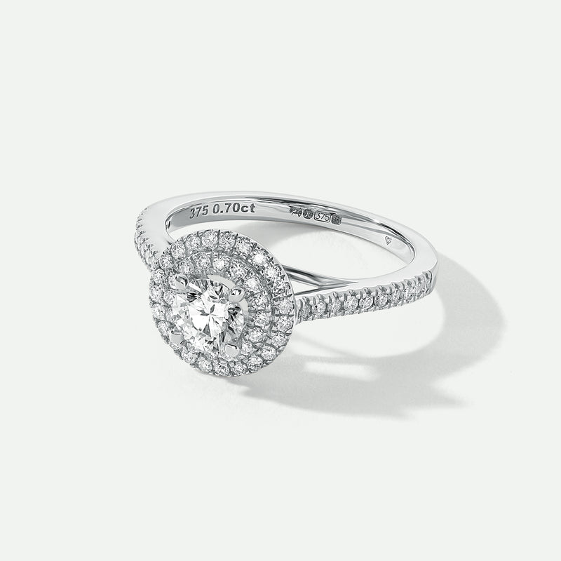 Sienna | 9ct White Gold 0.70ct tw Lab Grown Diamond Ring