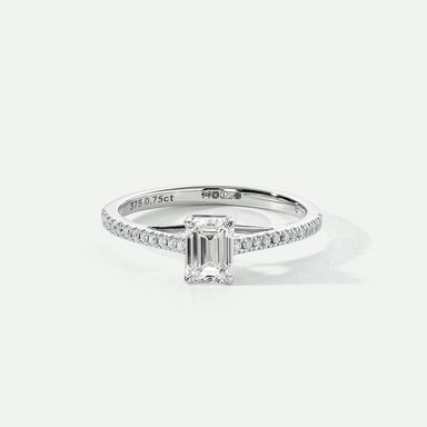 Sophia Lab Grown Diamond Ring (2.5 Carat) -14k White Gold