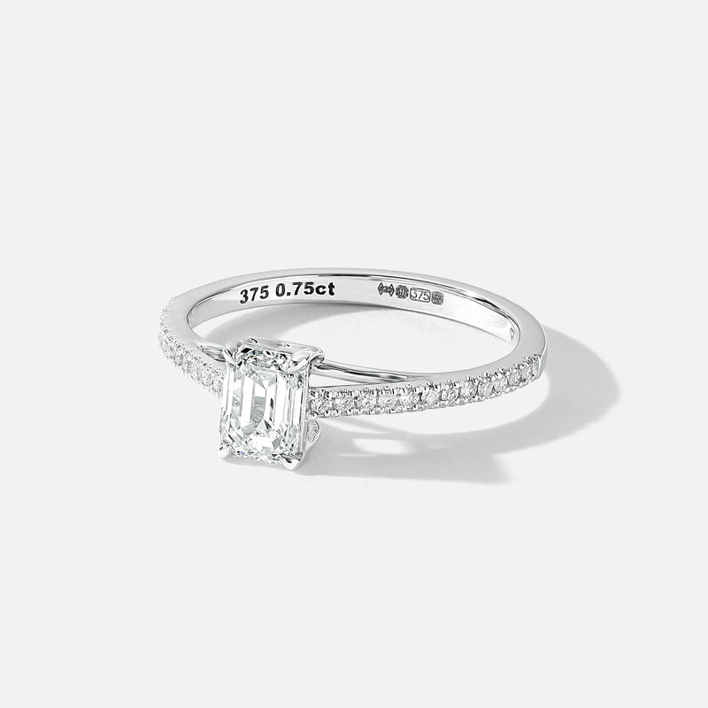 Sophia | 9ct White Gold 0.75ct tw Lab Grown Diamond Ring